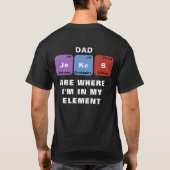Papa grapt "Periodic Chart" Grappig T-shirt (Achterkant)