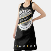 Papa Grill meester Apron op Black Schort (Insitu)