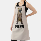 PAPA GRIZZLY BEER DAD FUNNY GRILLOUT SCHORT (Insitu)