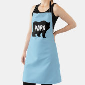 PAPA GRIZZLY BEER DAD VADERDAG FUNNY APRON SCHORT (Insitu)