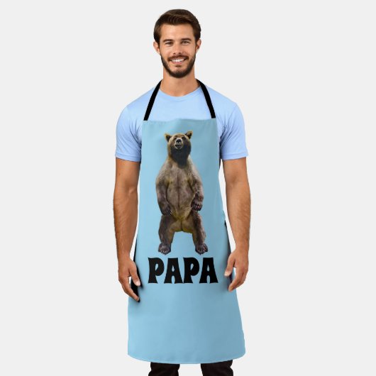 PAPA GRIZZLY BEER VADER FUNNY GRILLOUT SCHORT (Gedragen)