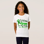 Papa - Groen bewustzijn T-shirt (Voorkant volledig)
