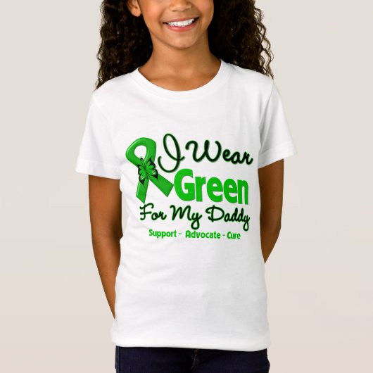 Papa - Groen bewustzijn T-shirt (Voorkant)