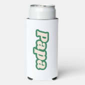 papa | Grootvader, vader Seltzer Blikjeskoeler (Seltzer Achterkant)