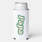 papa | Grootvader, vader Seltzer Blikjeskoeler (Seltzer Voorkant)