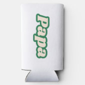 papa | Grootvader, vader Seltzer Blikjeskoeler (Achterkant)