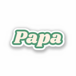 Papa Grootvader, Vader Sticker