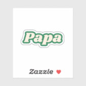 papa | Grootvader, vader Sticker (Vel)