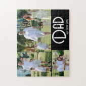Papa Grunge tekst 3 foto Legpuzzel (Verticaal)