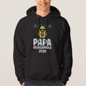 PAPA GUACAMOLE 2025 Zwangerschap Toekomstige Vader Hoodie (Voorkant)