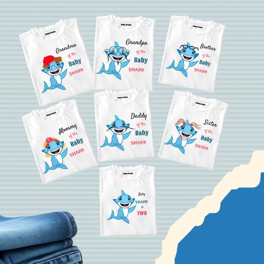 Papa-haai T-shirt