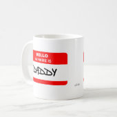 Papa Hallo mijn naam is papa Koffiemok (Voorkant links)