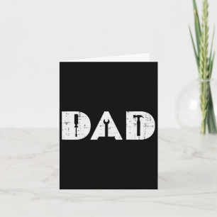 Papa Handig Gereedschap Grappige Vaderdag Mechanic Kaart