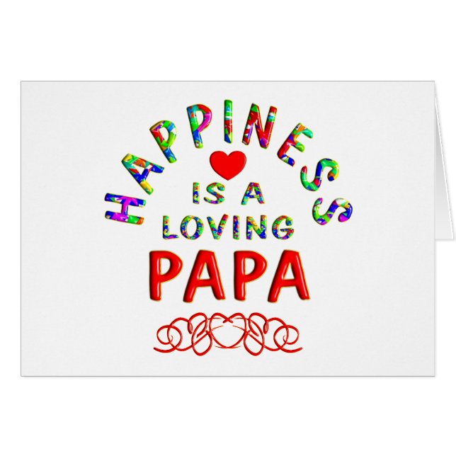 Papa Happiness (Voorkant Horizontaal)