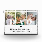 Papa Happy Fathers Day Afbeelding Afbeelding Colla Fotoblokken (Voorkant)
