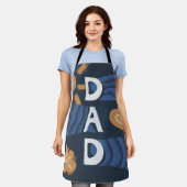 Papa - Happy Vaderdag Navy Blue Schort (Gedragen)