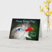 Papa / Happy Vaderdag - Painted Bird Kaart (Gele Bloem)