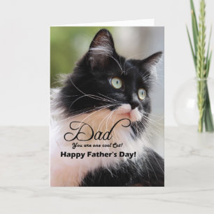 Papa / Happy Vaderdag - Tuxedo Cat Kaart