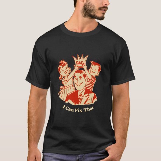 papa hard werken papa toewijding familie t-shirt (Voorkant)