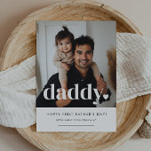 Papa Hart - Eerste Vaderdag fotokaart Kaart