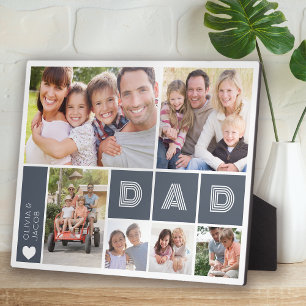 Papa Hart Foto Collage Vaderdag Fotoplaat