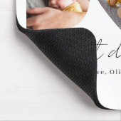 Papa Hart Fotocollage, Vaderdag Gift Muismat (Hoek)