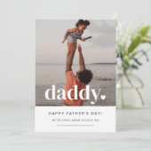Papa Hart - Vaderdag fotokaart Kaart (Staand voorkant)