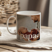 Papa Heart - Eerste Vaderdag Foto Koffiemok