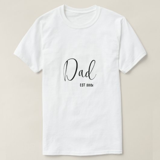 Papa heeft 202x cadeau voor vader gemaakt t-shirt (Design voorkant)