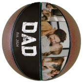 Papa heeft Black Fun 3-foto ingesteld Basketbal (Verticaal)