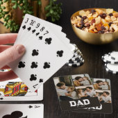 Papa heeft Black Fun 3-foto ingesteld Pokerkaarten (Insitu)
