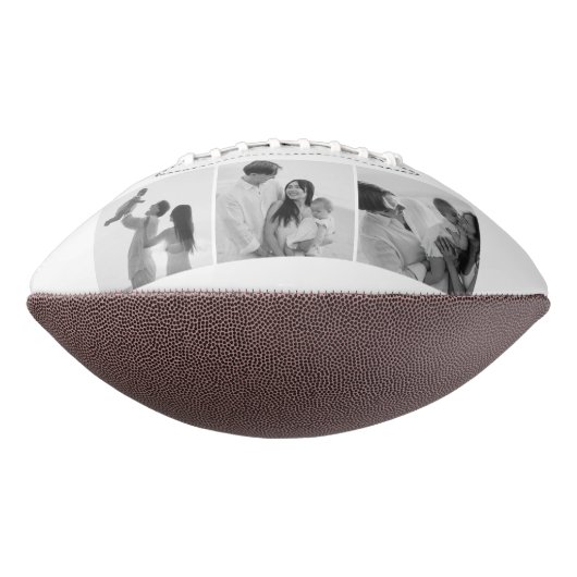 Papa heeft drie foto's moderne script ingesteld american football (Gedraaid 90)