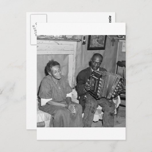 Papa heeft een Squeezebox: 1940 Briefkaart (Voorkant / Achterkant)