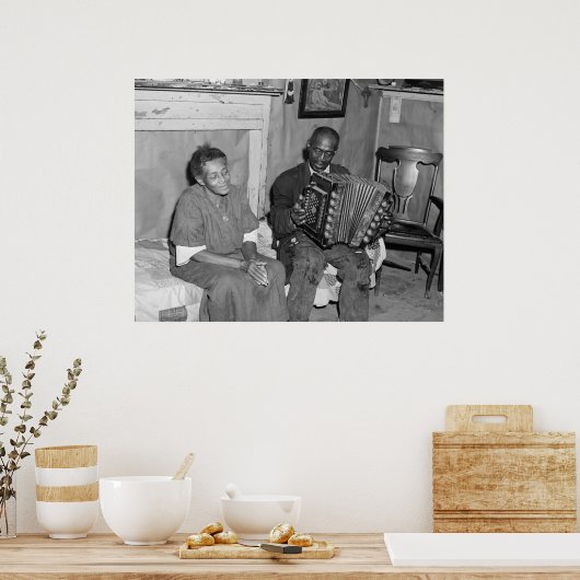 Papa heeft een Squeezebox, 1940 Poster (Keuken)