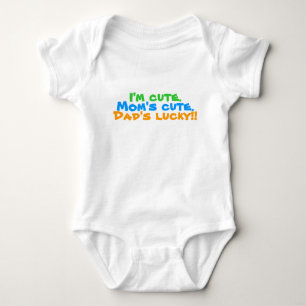 Papa heeft geluk...baby lijfpak. romper