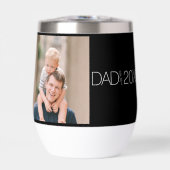 Papa heeft modern schrift foto opgericht (Voorkant)