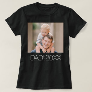 Papa heeft moderne script fotoversie t-shirt