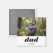 Papa heeft Vaderdag gefotografeerd Magneet (Voorkant / Achterkant)