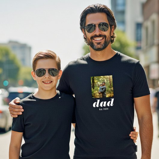 Papa heeft Vaderdag ingesteld foto T-shirt