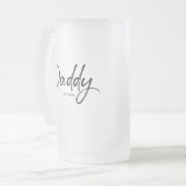 Papa heeft Year Custom Vaderdag opgericht Matglas Bierpul (Voorkant links)