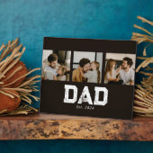Papa heeft Zwarte Fun 3-foto ingesteld Fotoplaat (Zijkant)