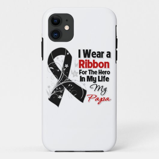 Papa Held in Mijn Leven Huidkanker Case-Mate iPhone Case (Achterkant)