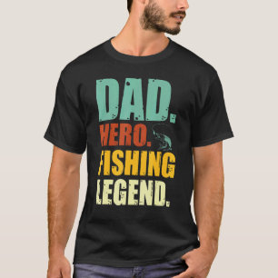 Papa Held Visser Legende Voor Visser Vader T-shirt