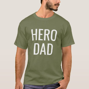 Papa Hero Bold Typografie T-shirt