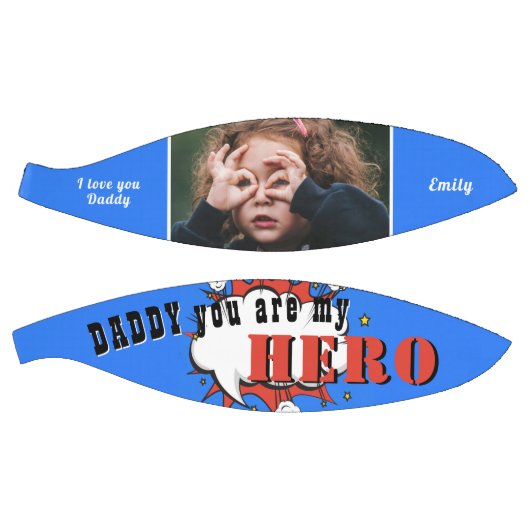 Papa Hero Superheld Vader Dag Foto Basketbal (Panelen)