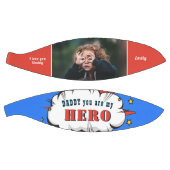 Papa Hero Superheld Vader Dag Foto Basketbal (Panelen)