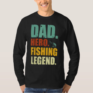 Papa Hero Vist Legend voor Vader Vader T-shirt