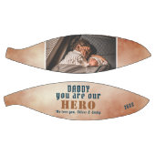 Papa Hero Waterverf Vader Dag Foto Basketbal (Panelen)