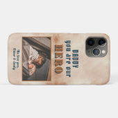 Papa Hero Waterverf Vader Keepomwille Familie Foto Case-Mate iPhone Case (Achterkant (horizontaal))