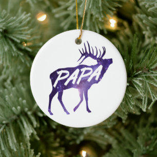 Papa Hert  Keramisch Ornament